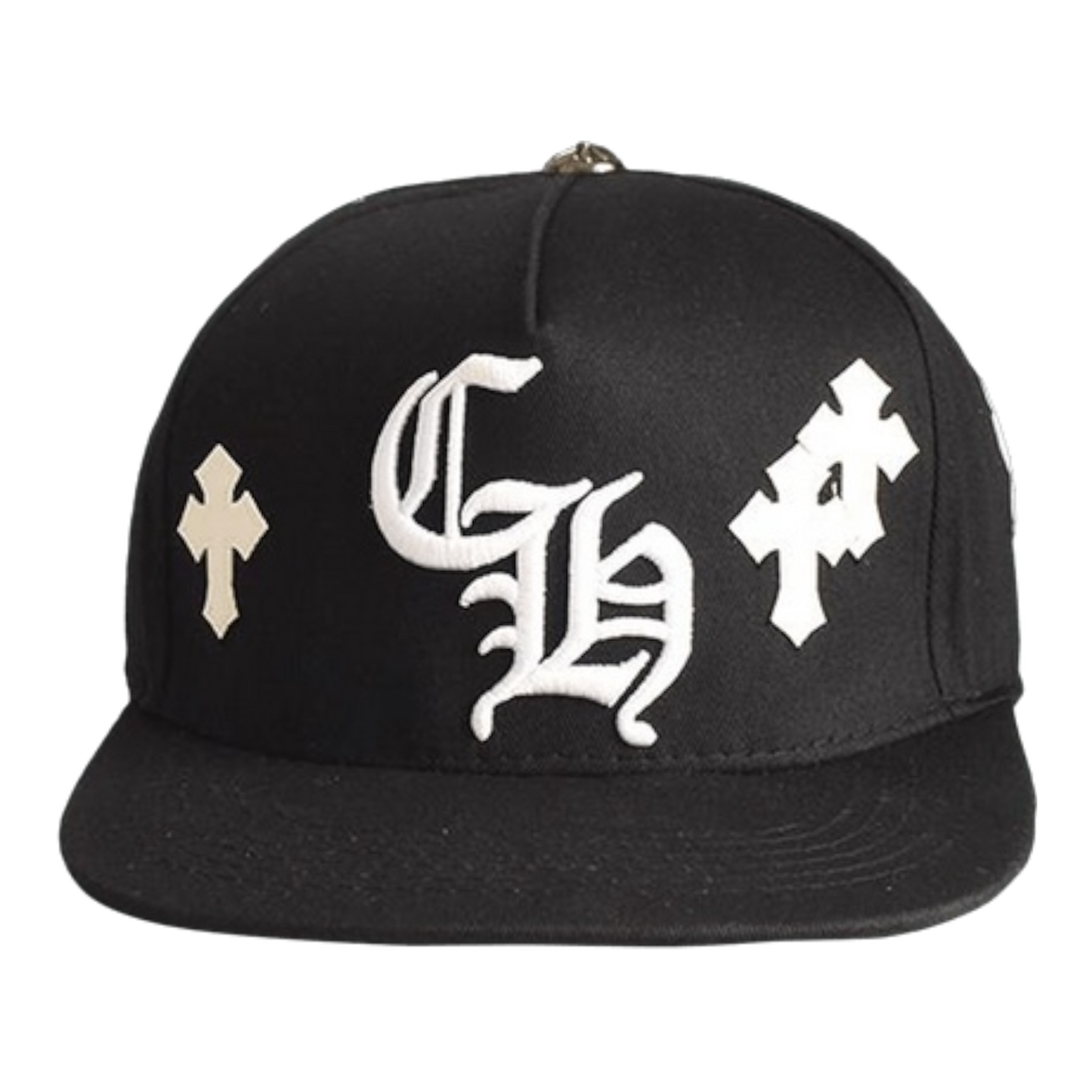 Chrome Hearts Cross Patch Baseball Hat 'Black'