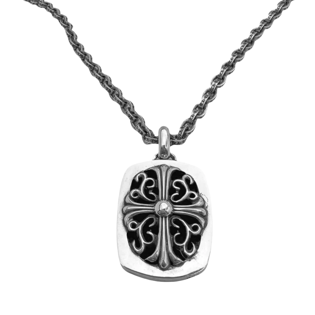 Chrome Hearts Keeper Pendant Necklace Silver