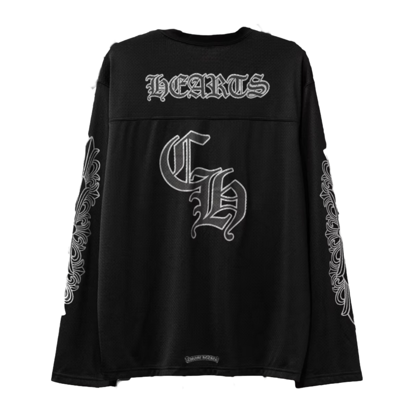 Chrome Hearts Long Sleeve Warm Up Jersey 'Black Mesh'