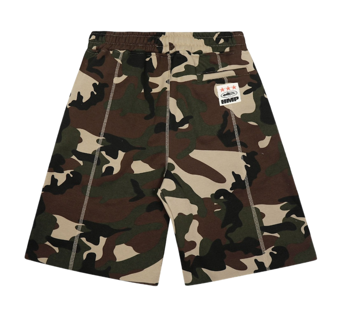 Corteiz HMP Raw Hem Shorts 'Camo'