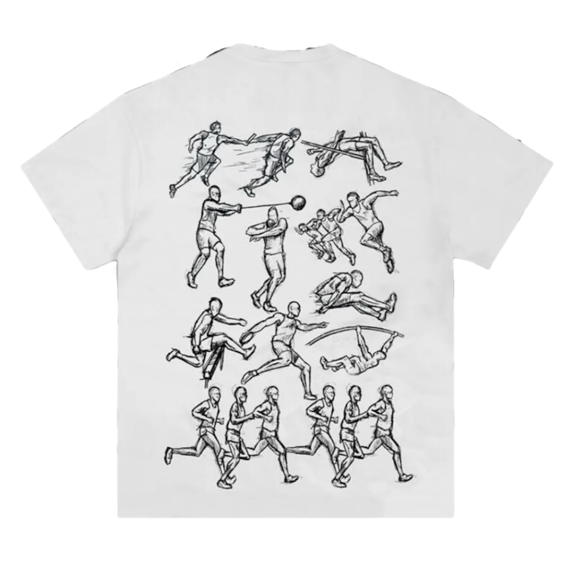 Corteiz Track And Field Tee ‘White’