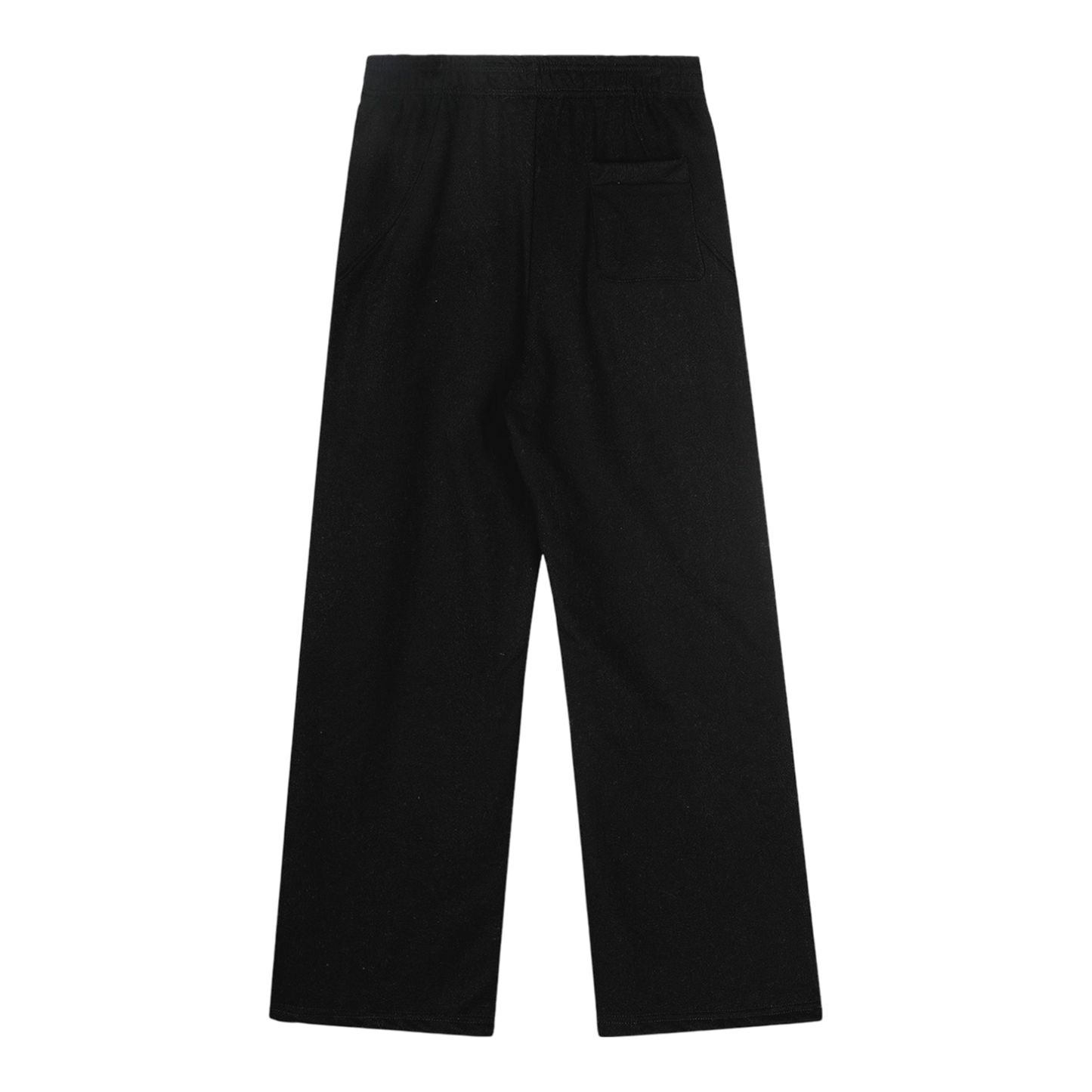 Broken Planet Wide Leg Sweatpants ‘Midnight Black / Yellow’