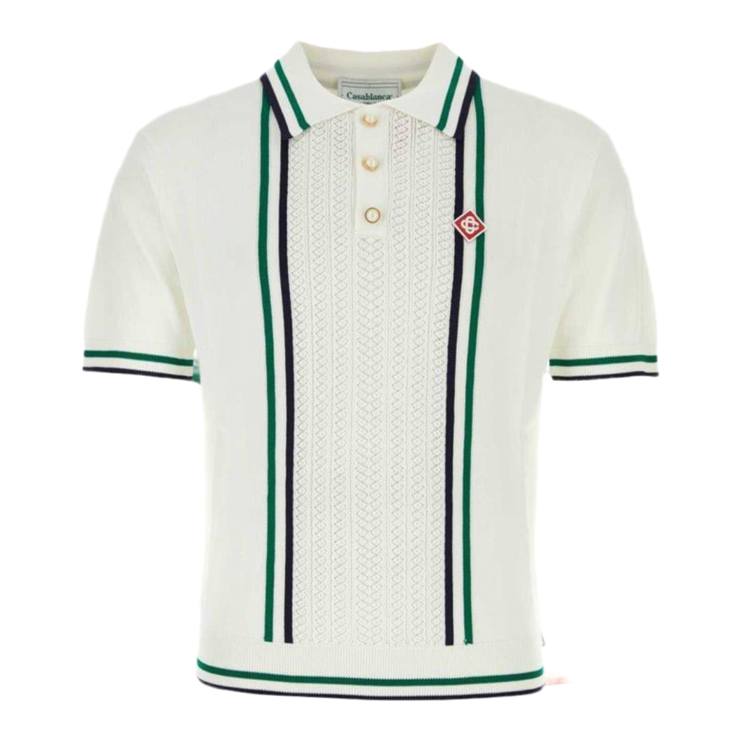 Casablanca Pontelle Tennis Polo ‘White’