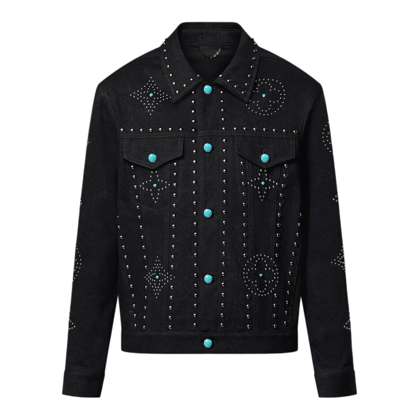 Louis Vuitton Embroidered Denim Jacket ‘Black’