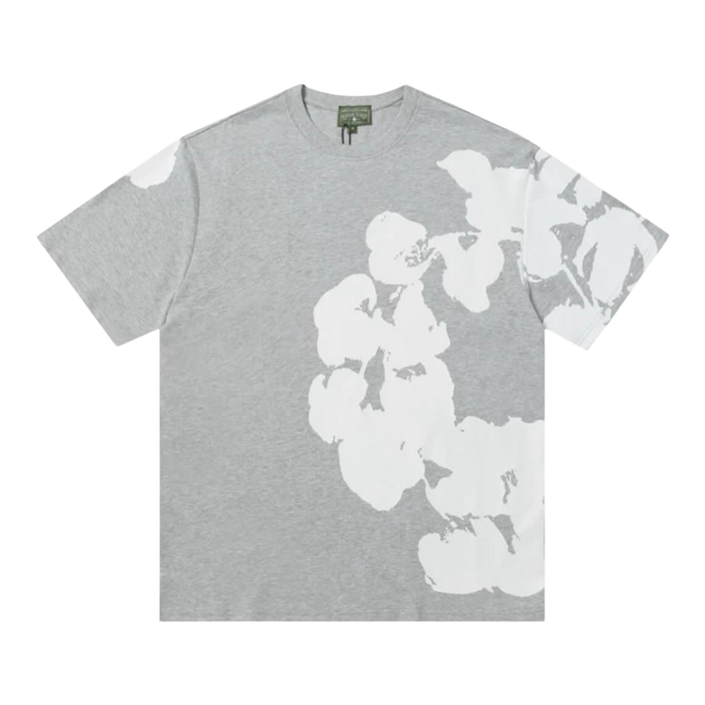 Denim Tears Big Cotton Wreath Tee ‘Light grey’