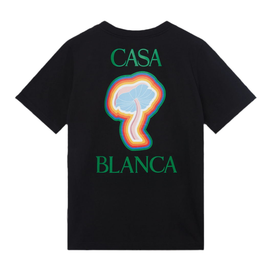Casablanca Rainbow Mushroom T-shirt ‘Black’