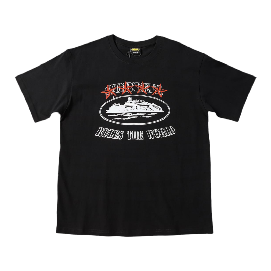 Corteiz 4Starz Alcatraz T-shirt
‘Black’