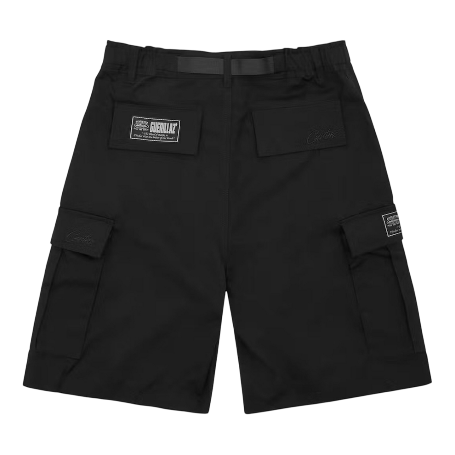 Corteiz Alcatraz Cargo Shorts 'Black'