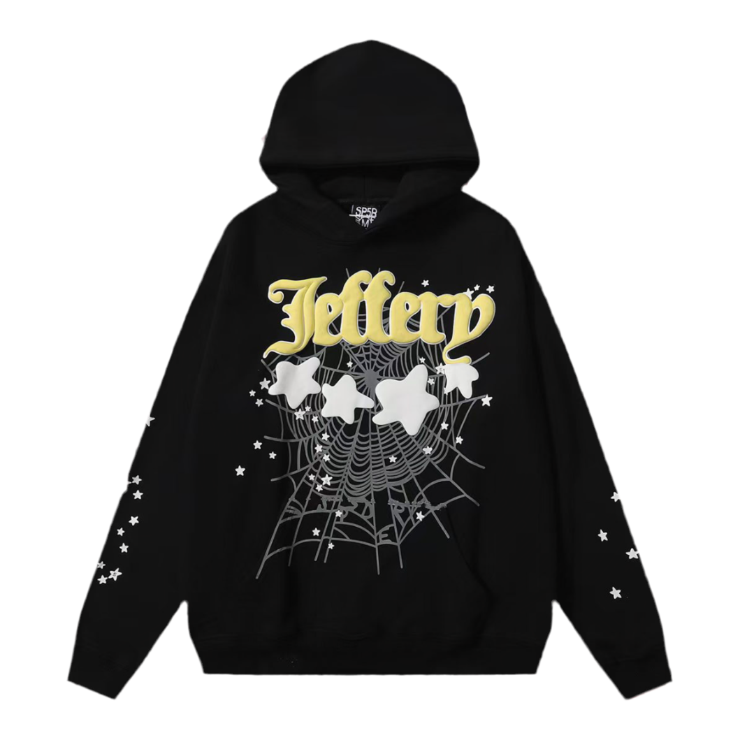 Sp5der Jeffery Hoodie ‘Black’