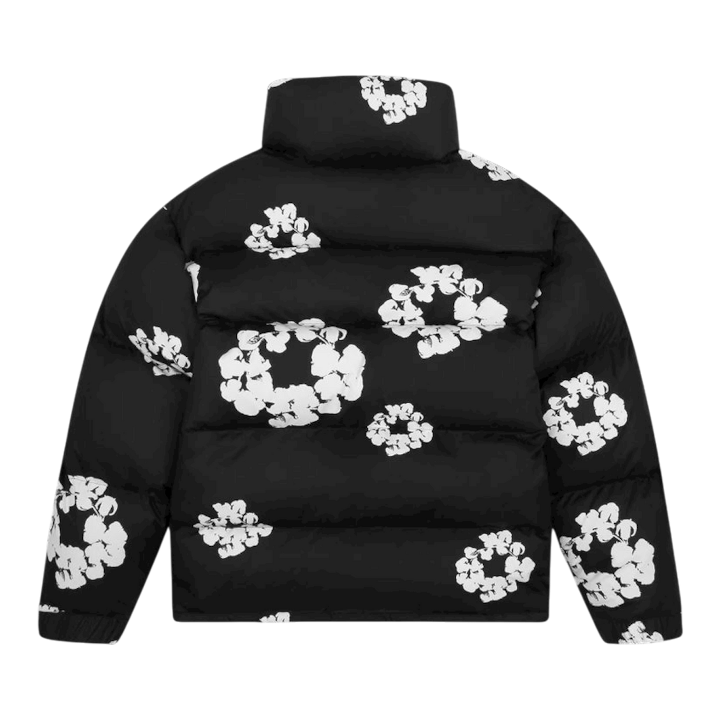 DENIM TEARS COTTON WREATH PUFFER JACKET "BLACK"