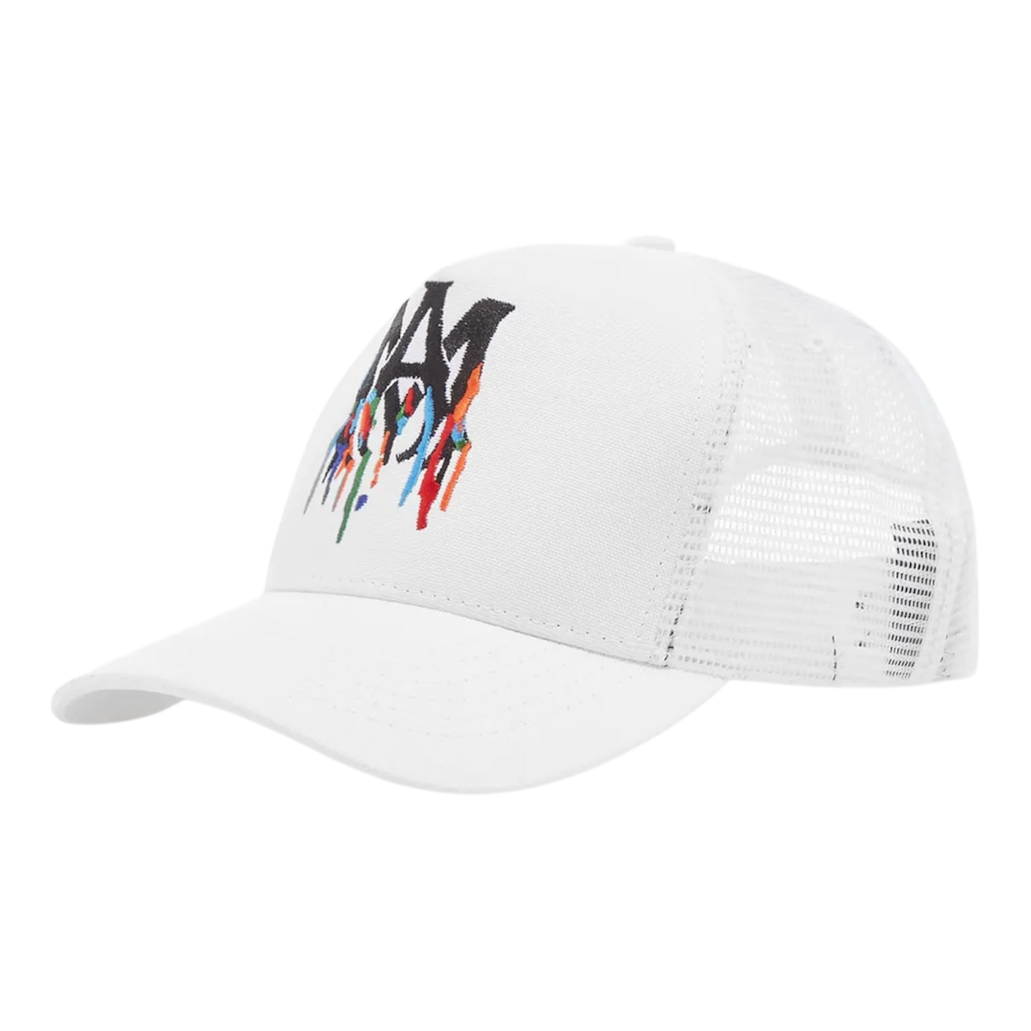 Amiri Paint Drip Core Logo Trucker 'White'