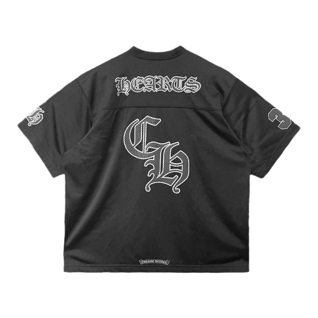 Chrome Hearts Mesh Stadium Football Jersey ‘Black’