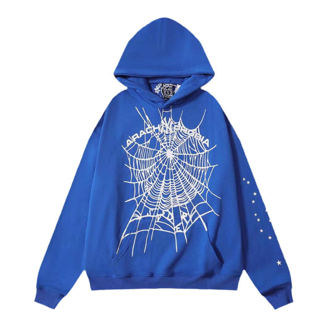 Sp5der Arach NY Phobia Hoodie ‘Blue’