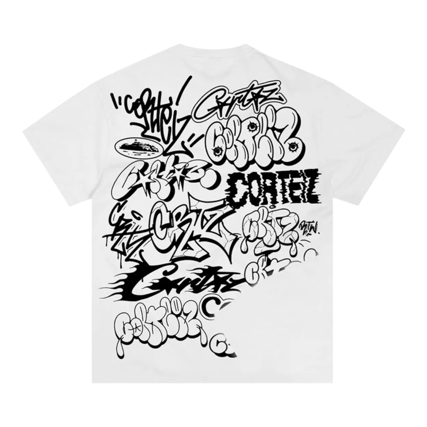 Corteiz Graffiti Tee “New Blank” 'White'