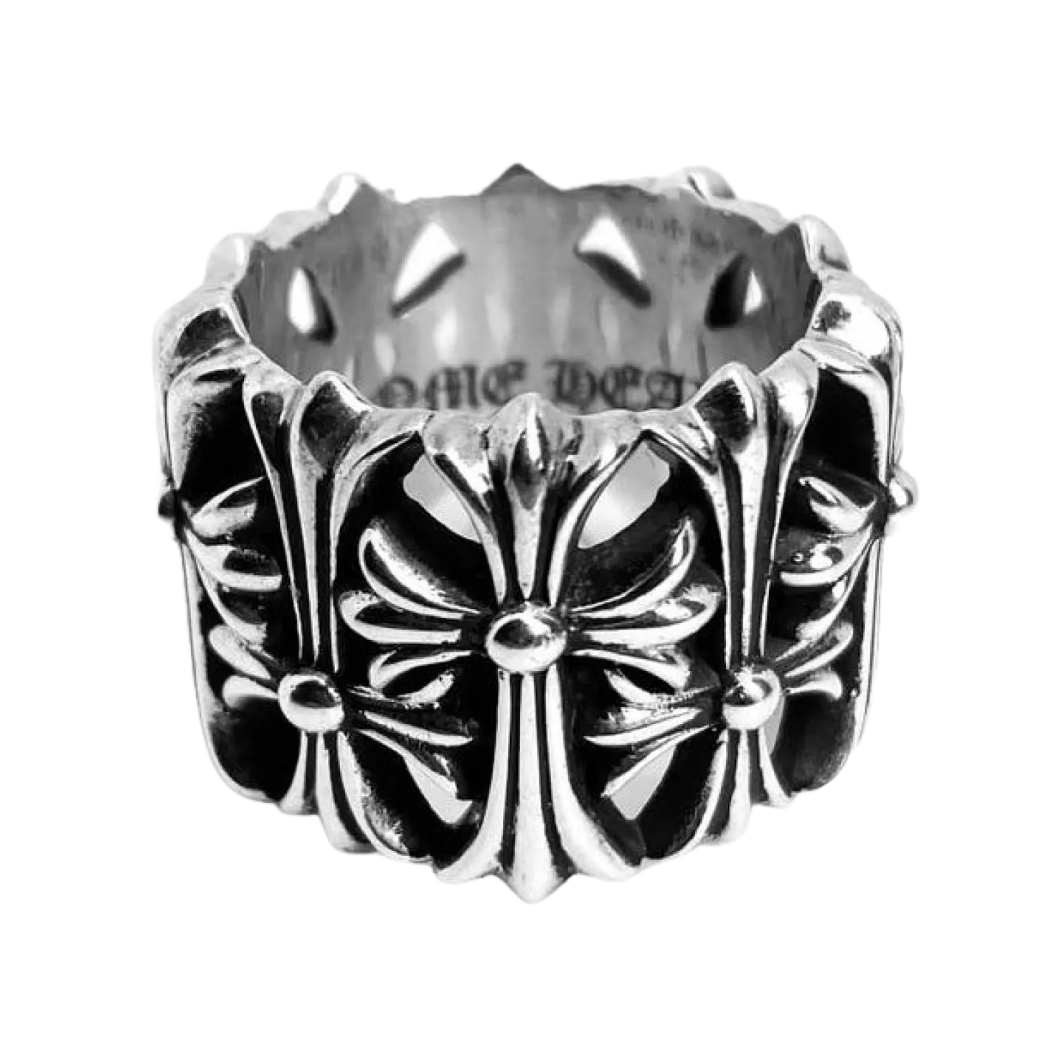 Chrome Hearts Cemetery Cross Ring ‘Silver’