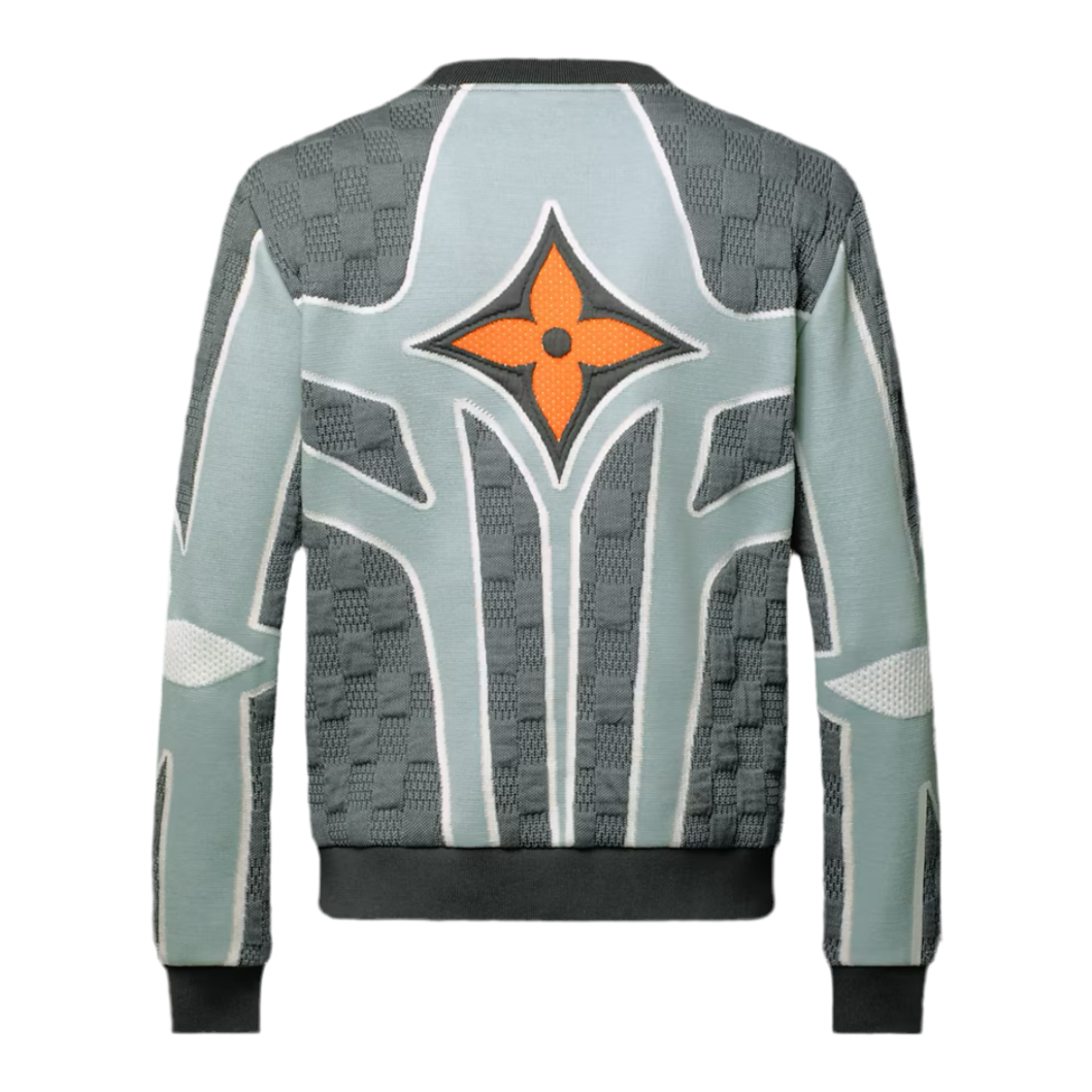 Louis Vuitton Quilted Cotton Blend Crewneck