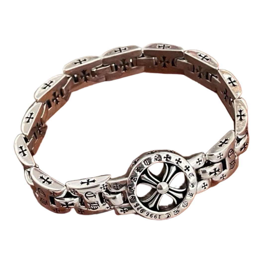 Chrome Hearts Cross Strap Bracelet ‘Sliver’