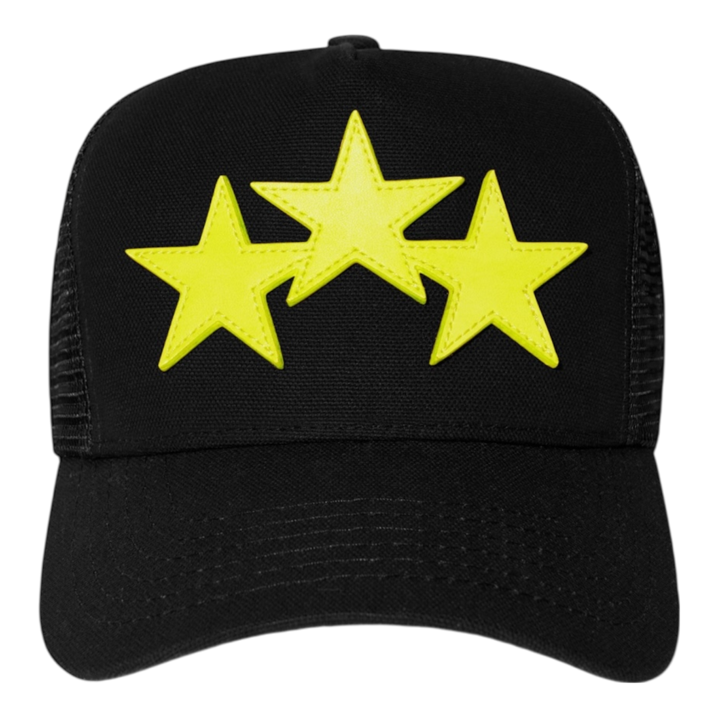 Amiri 3 Star Trucker Hat 'Black/Gold'