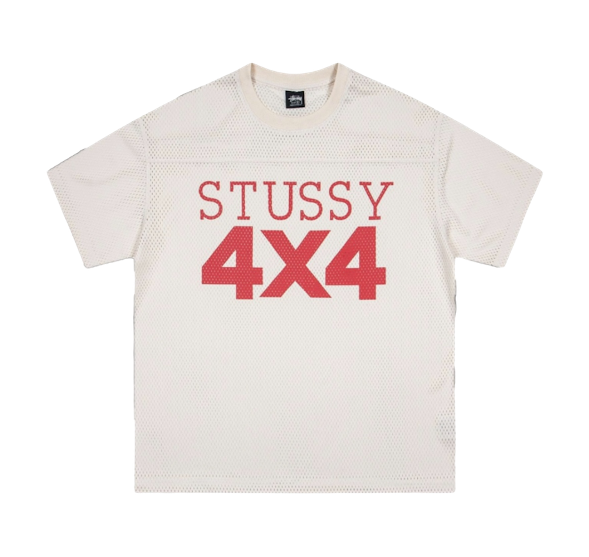 Stussy 4X4 Mesh Football Jersey 'Bone'