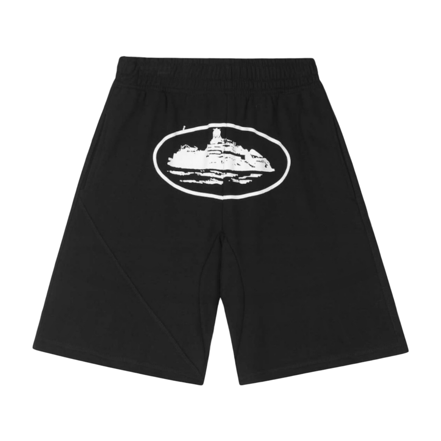 Corteiz OG Alcatraz Shorts ‘Black/White’