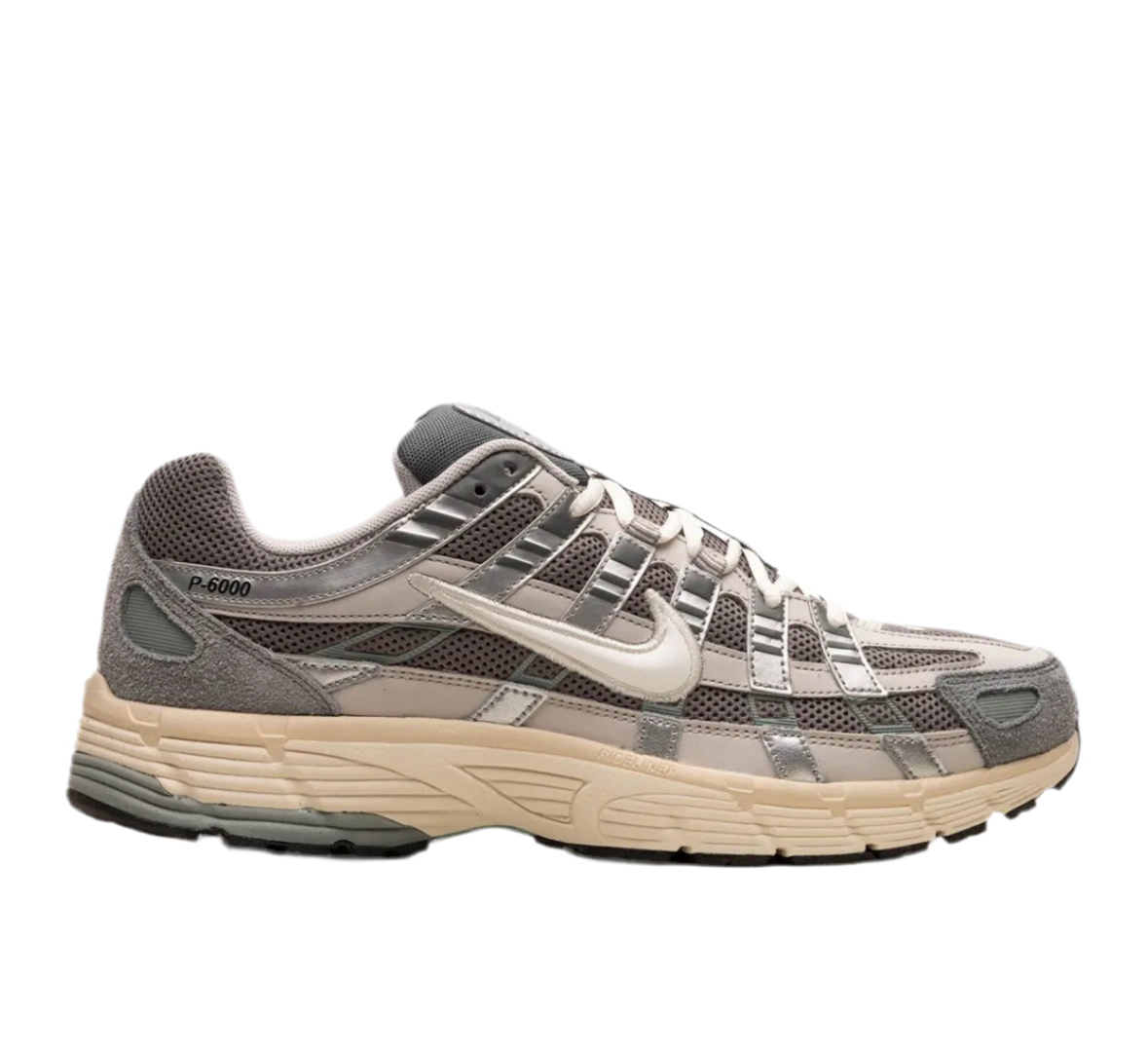 Nike P-6000 ‘Flat Pewter/Light Iron Ore/Metallic Silver/White’