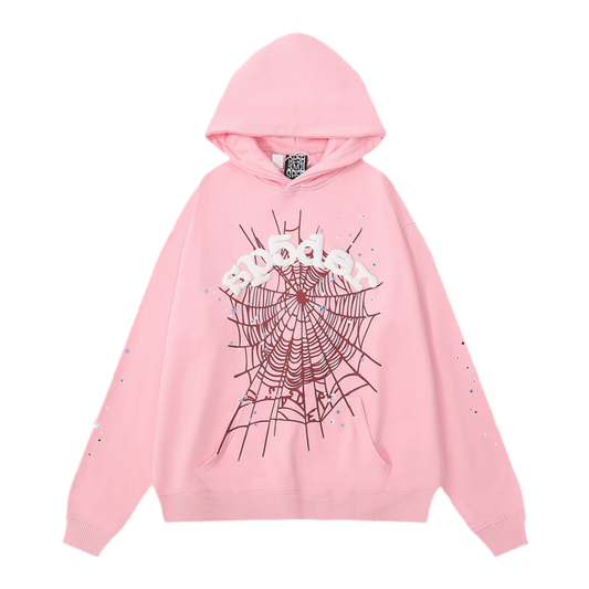 Sp5der OG Web Hoodie ‘Pink’