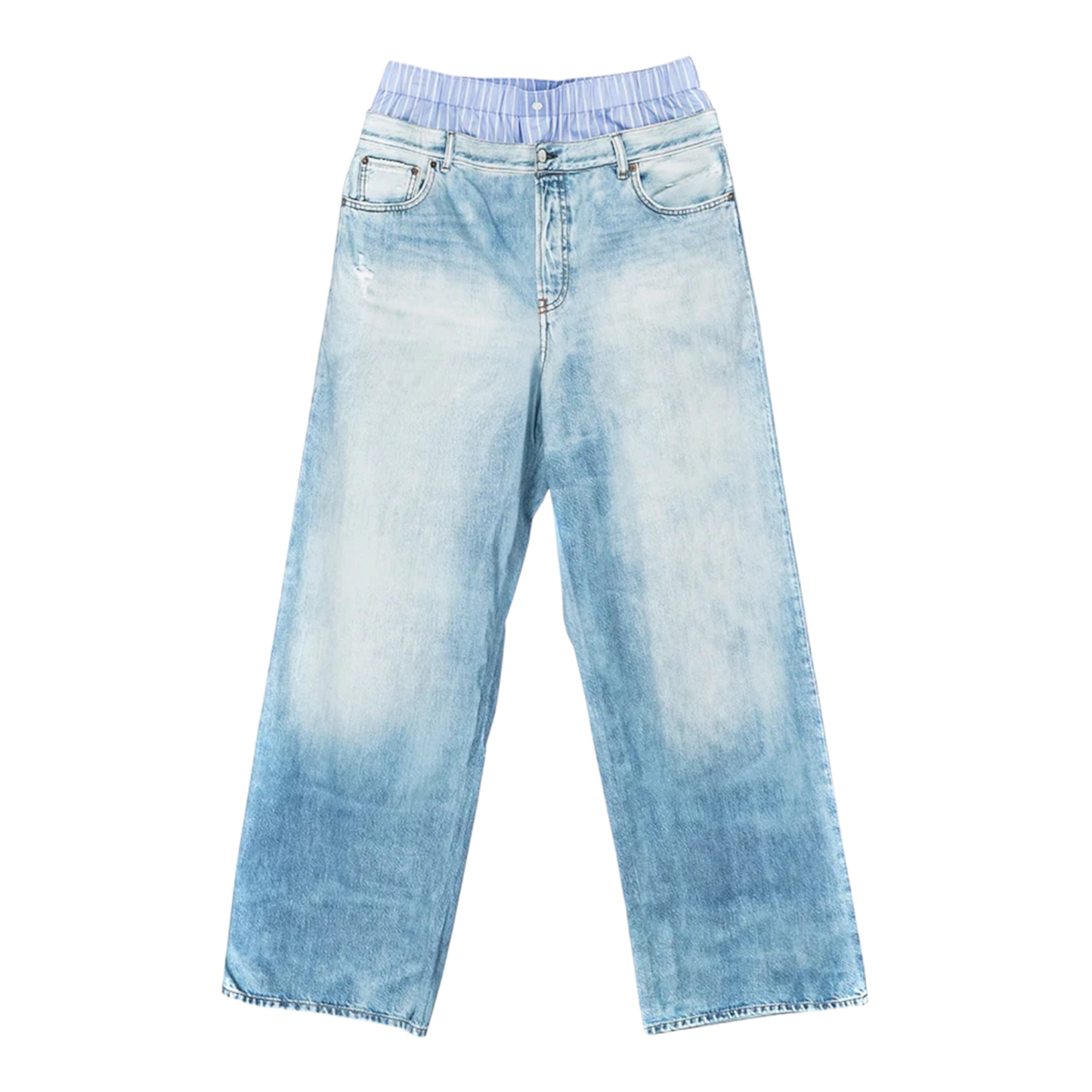 Acne Studios trompe l'oeil trousers ‘Light Blue’