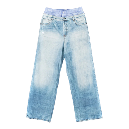 Acne Studios trompe l'oeil trousers ‘Light Blue’