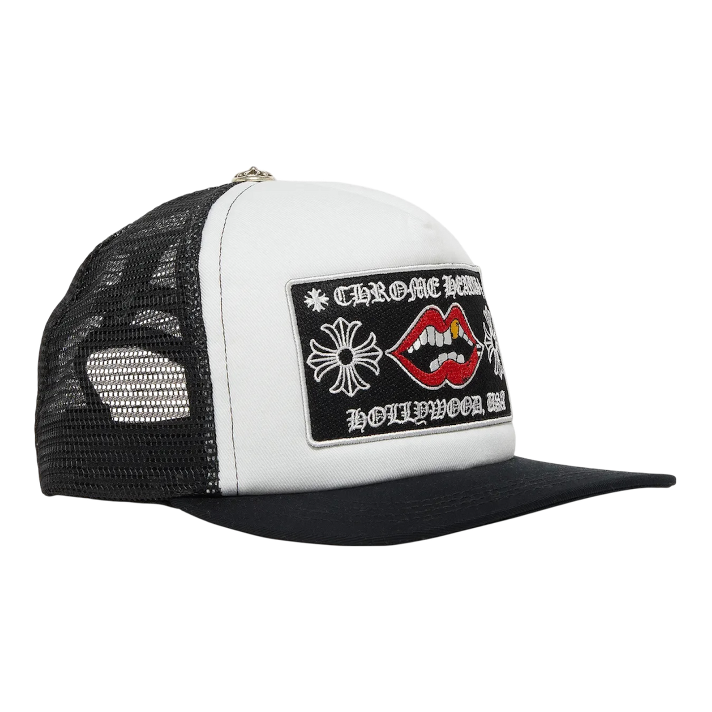 Chrome Hearts Chomper Hollywood Trucker Hat ‘Black/White’
