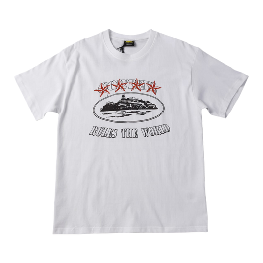 Corteiz 4Starz Alcatraz T-shirt
‘White’