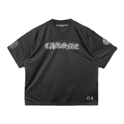 Chrome Hearts Mesh Stadium Football Jersey ‘Black’