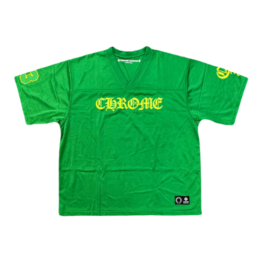 Chrome Hearts Mesh Stadium Jersey 'Green|Yellow'