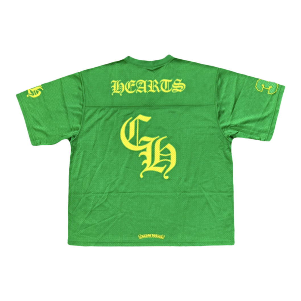 Chrome Hearts Mesh Stadium Jersey 'Green|Yellow'