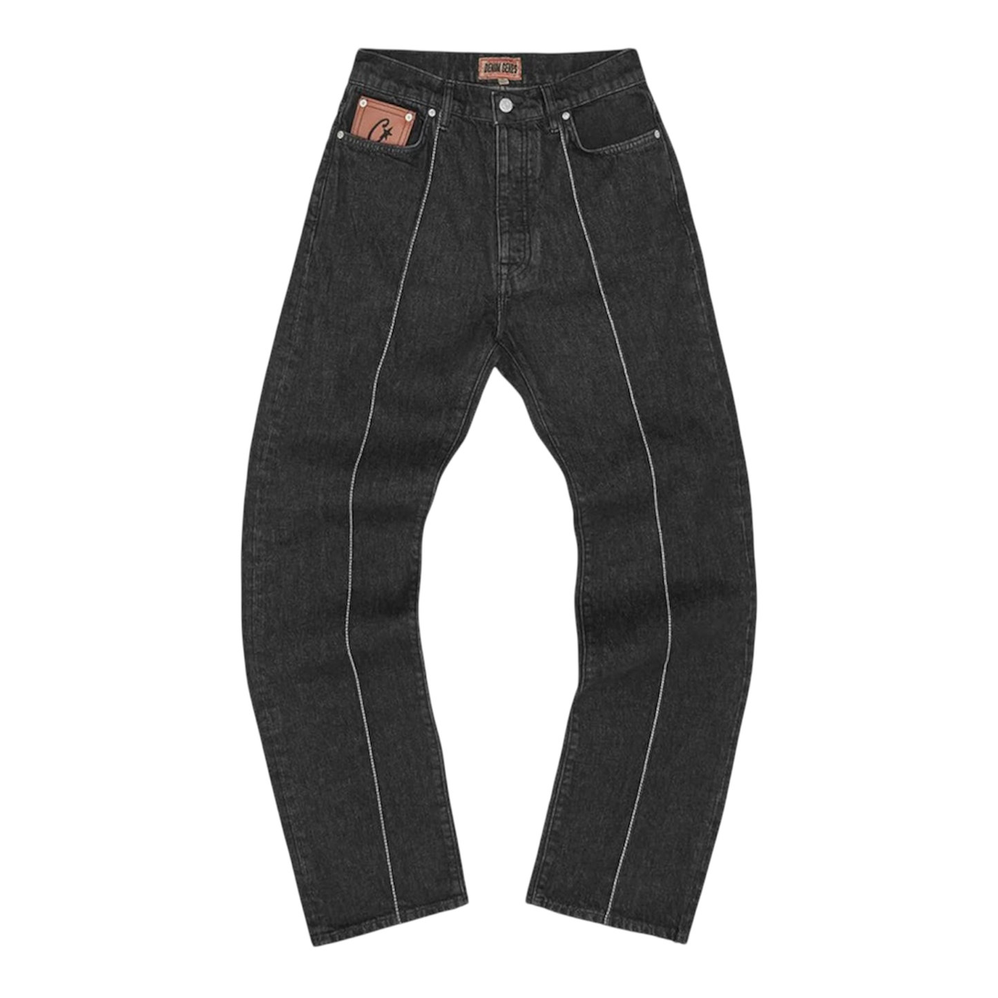 Corteiz C-Star Stitch-Down Jeans
‘Black’