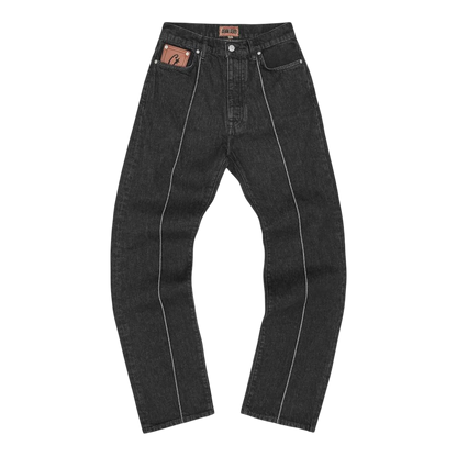 Corteiz C-Star Stitch-Down Jeans
‘Black’