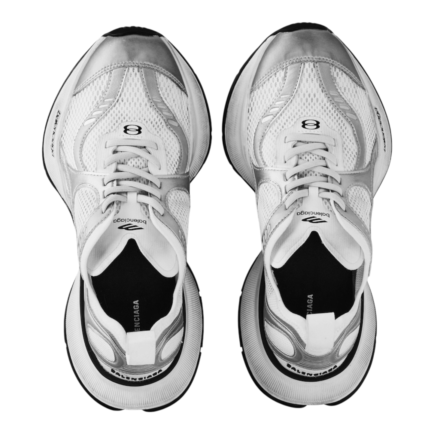 Balenciaga Circuit sneakers ‘White Metallic Silver’