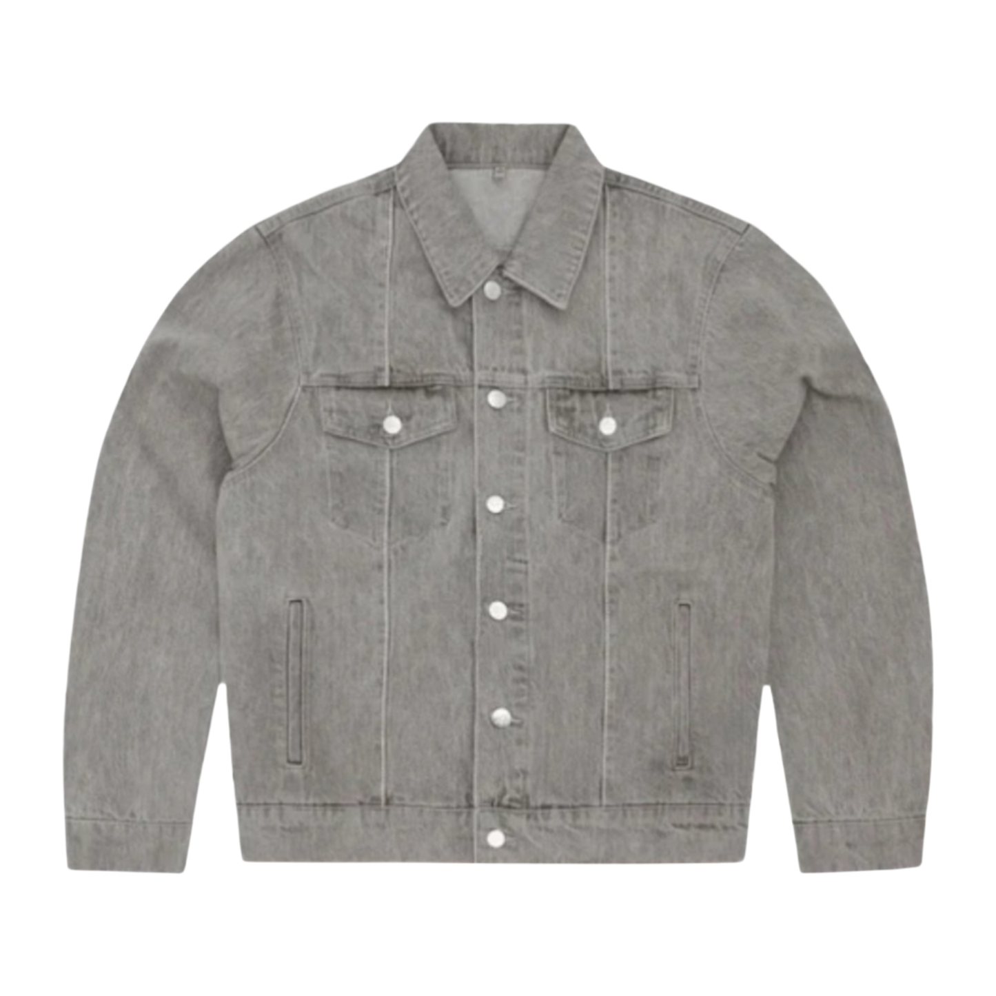 Corteiz C-Star Denim Trucker Jacket 'Grey'