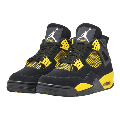 Air Jordan 4 Retro 'Thunder’ “Black/Tour Yellow”