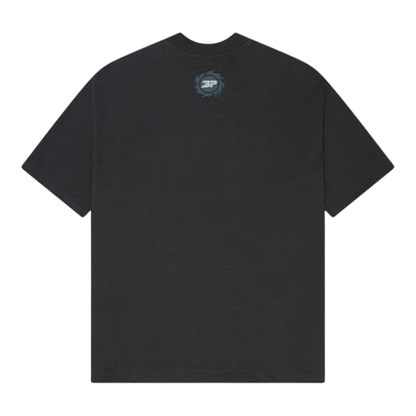 Broken Planet Falling Stars T Shirt ‘Soot Black’