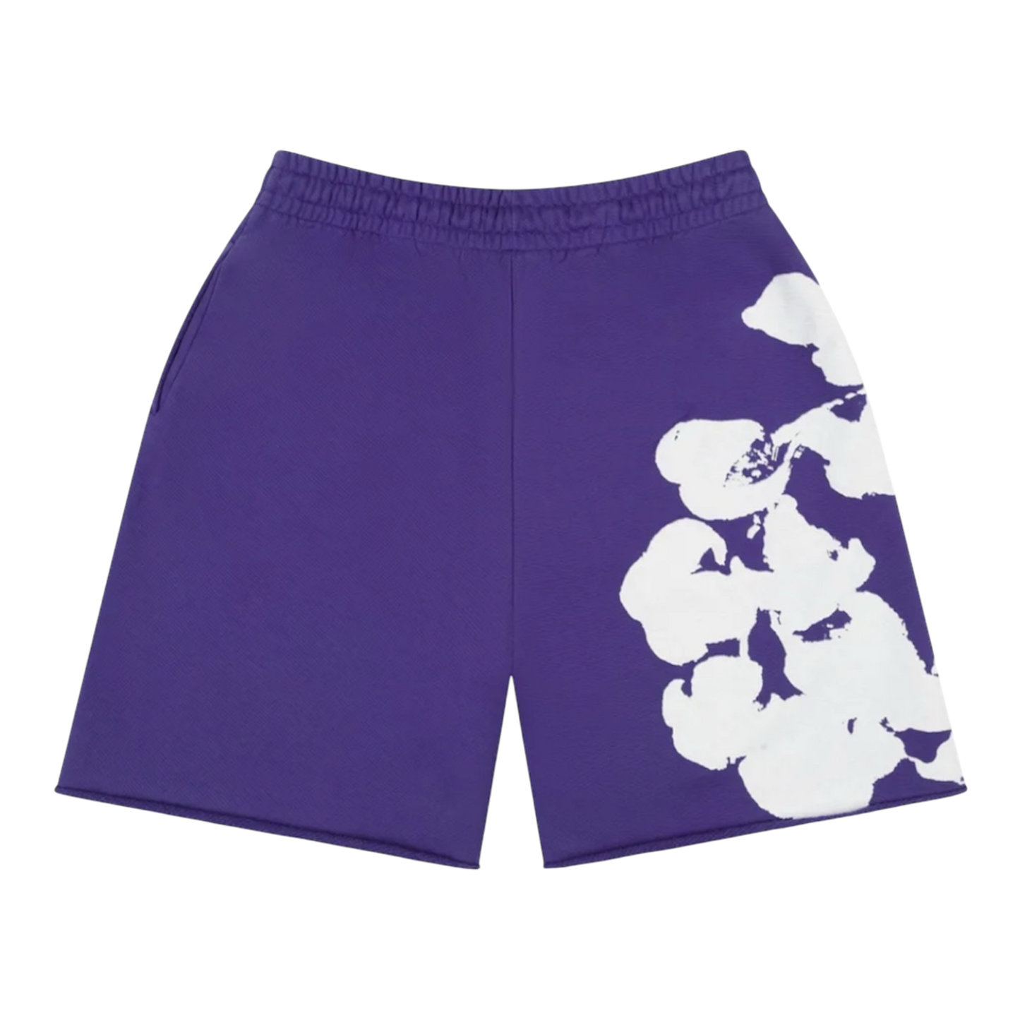 Denim Tears Big Cotton Wreath shorts ‘Plum Purple’