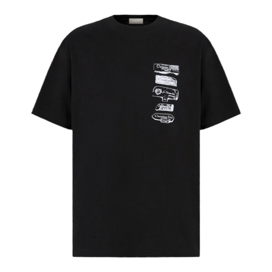 Dior Archives Labels T-Shirt ‘Black’
