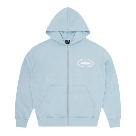 Corteiz Superior Royale Zip Up Hoodie 'Baby Blue'