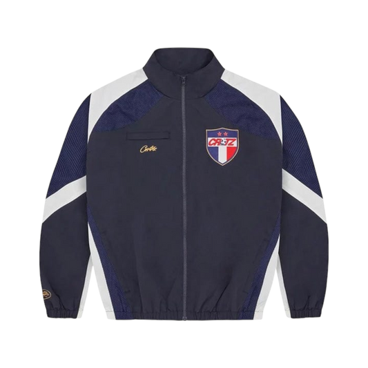 Corteiz Francais Shuku Jacket 'Navy/White'