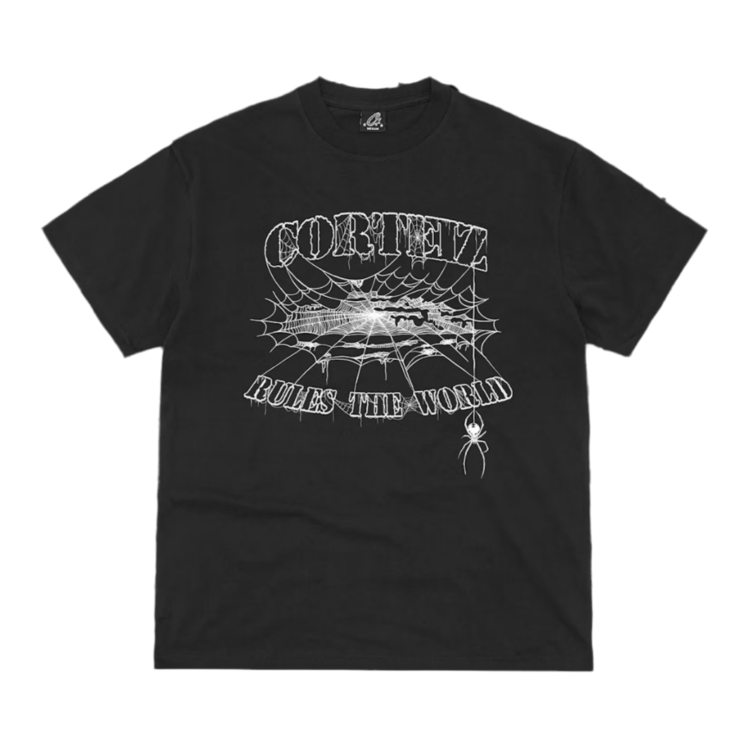 Corteiz Web Alcatraz Tee ‘Black’