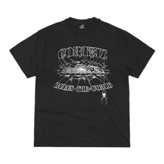 Corteiz Web Alcatraz Tee ‘Black’