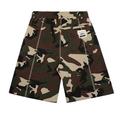 Corteiz HMP Raw Hem Shorts 'Camo'
