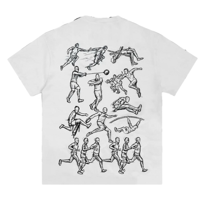 Corteiz Track And Field Tee ‘White’