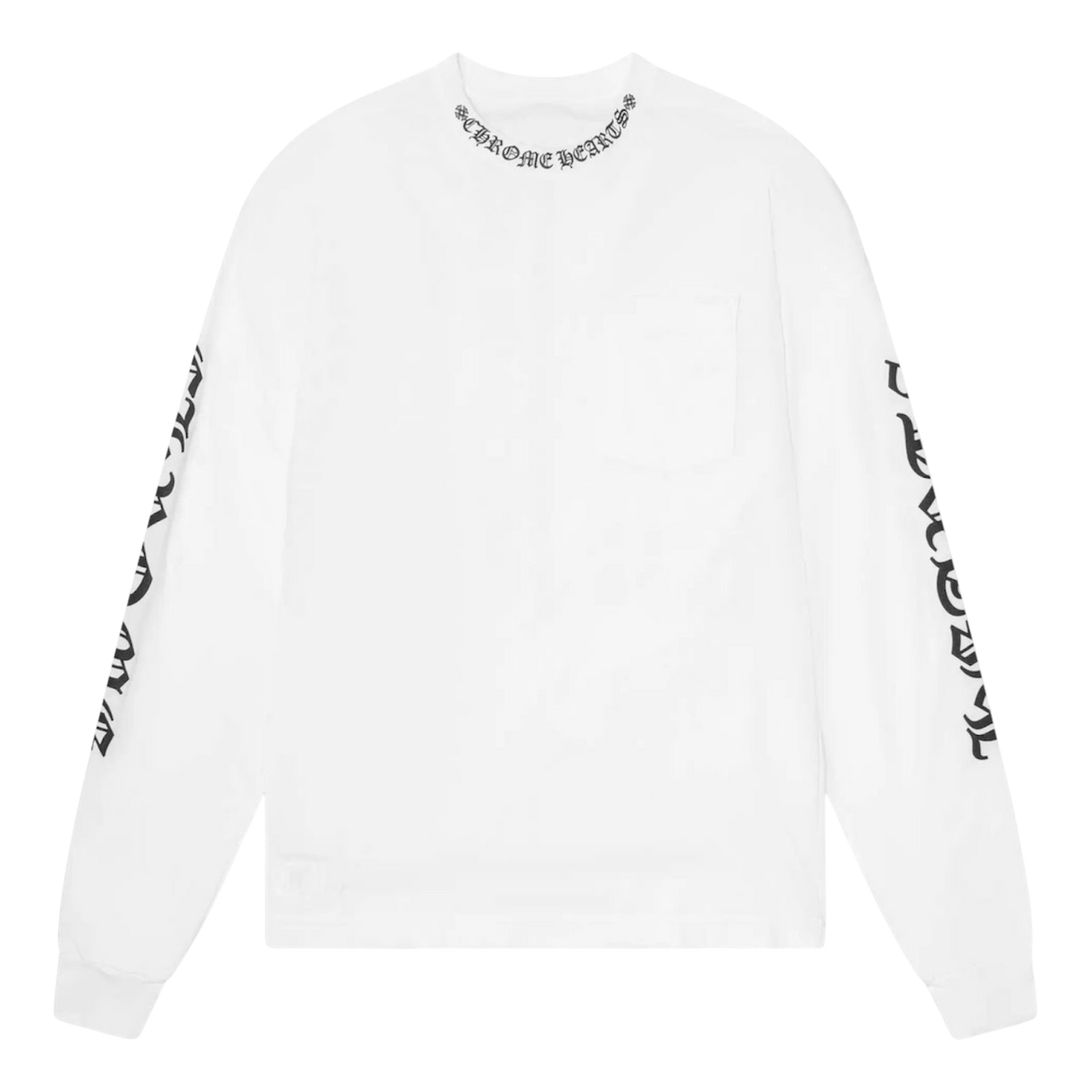 Chrome Hearts Paris Long Sleeve Tshirt ‘White’