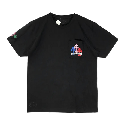 Chrome Hearts Cross Cemetery Tee 'Black/Multicolor'