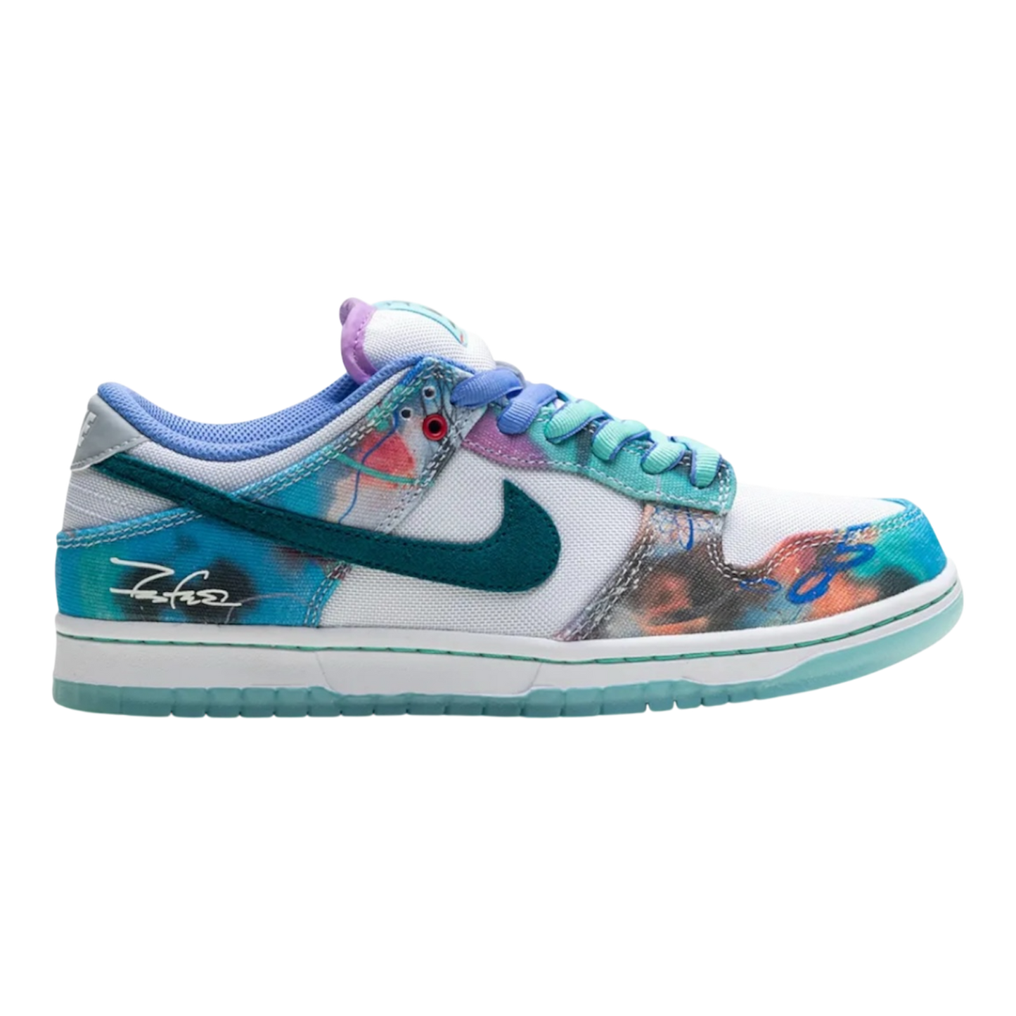 Futura Laboratories x Nike Dunk Low SB 'Bleached Aqua'
